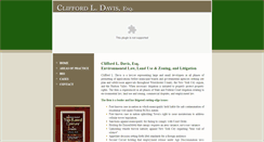 Desktop Screenshot of clifforddavis.com