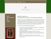 Tablet Screenshot of clifforddavis.com